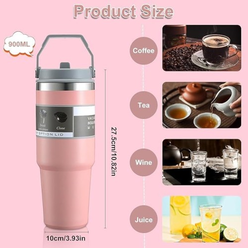 900ml Insulated Steel Tumbler thumbnail 12