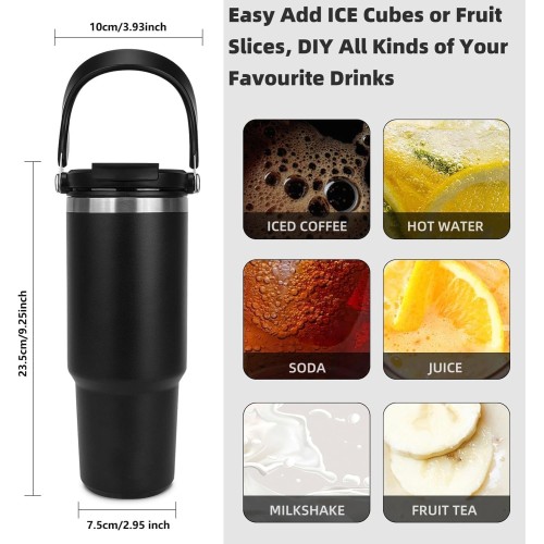 900ml Insulated Steel Tumbler thumbnail 7