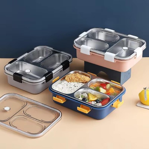 Steel Lunch Box — 3 Compartments thumbnail 5