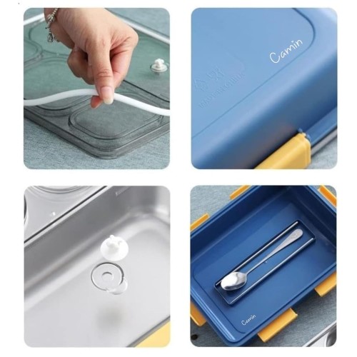Steel Lunch Box — 3 Compartments thumbnail 6