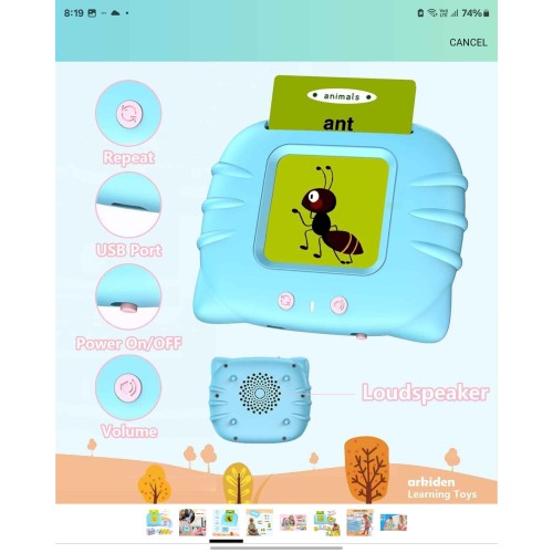 Kids' Talking Flash Cards thumbnail 3